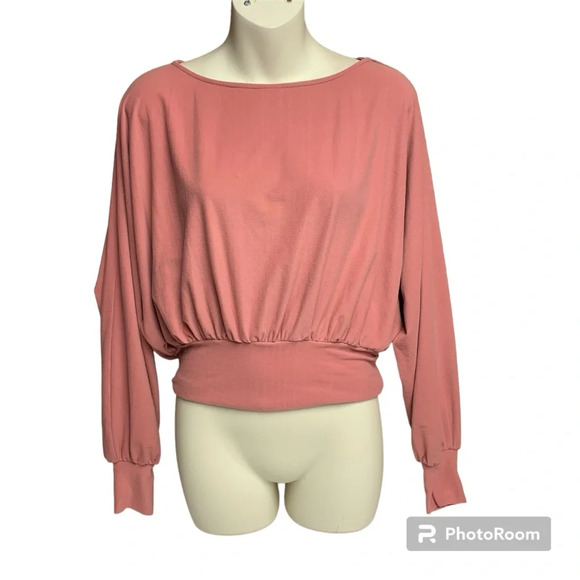 Favlux Fashion size small dolman sleeve coral/pink color kinda cropped - Picture 1 of 8
